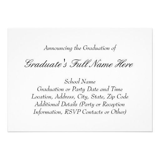 4-Photo Collage Custom Graduation Announcement