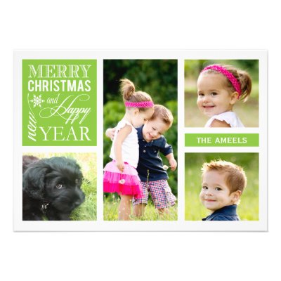 4 Photo  |  Holiday Photo Card