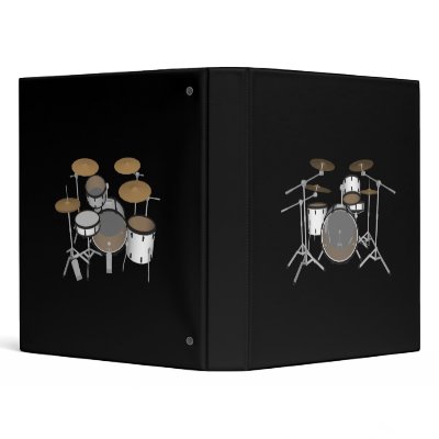 4 Piece Drum Kit: Custom Binder by spiritswitchboard