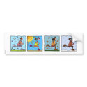 4 season runner woman bumper stickers by cfkaatje 4 season runner woman bumper stickers