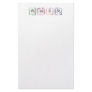 4 seasons in Japanese - black text Stationery Paper