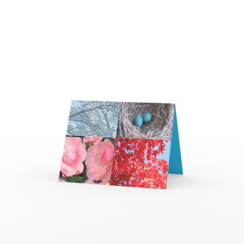 4 Seasons Note Card card