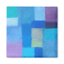 4 Seasons Winter Square Magnet magnets