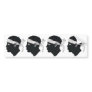 4 stickers automobile carossery corsica Corsican Bumper Sticker
