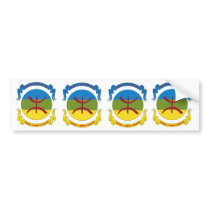 4 stickers ekker pour carosserie automobile bumper stickers
