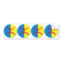 4 stickers kabyle pour carosserie automobile bumper stickers
