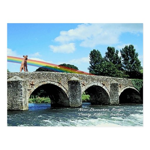 4. Stone Bridge Crossing River  Kildare Ireland Postcard
