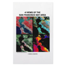 4 Views Of The Bay Area (Satellite Imagery) stationery