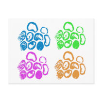 4 Virus motifs - Postcard