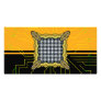 4 Waves Grid HDR Photo Card