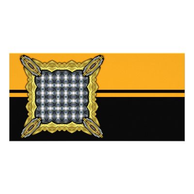 4 Waves Grid HDR Photo Card by Perzpektiba
