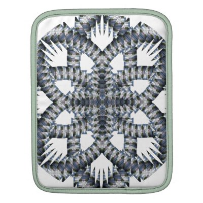 4 Waves Illusion Ipad Sleeves by Perzpektiba