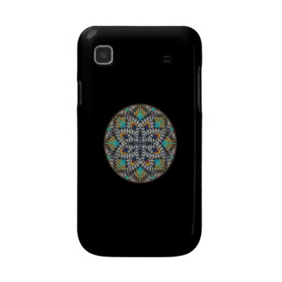 4 Waves Illusion Round Samsung Galaxy Cover by Perzpektiba