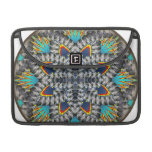 4 Waves Illusion Round Sleeves For Macbook Pro