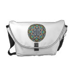 4 Waves Illusion Round Messenger Bag