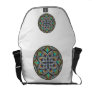 4 Waves Illusion Round Messenger Bag