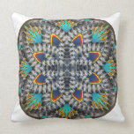 4 Waves Illusion Round Pillows