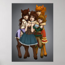 4-Way Hug posters