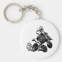 4 Wheel Quad Racing Key Chains