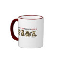 4 Wise Monkeys mugs by ironydesign 4 Wise Monkeys mugs