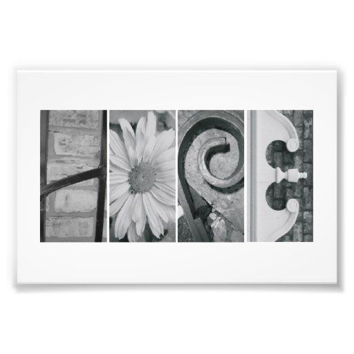 4 x 6 Hope Alphabet Letter Photography