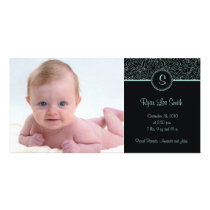 4 x 8 Green Elegant photo cards