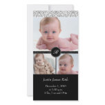 4 x 8 Photo Card Elegant White (V)