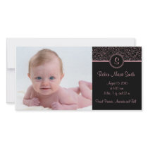 4 x 8 Pink Elegant photo cards