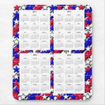 4 Year calendar (2012-2015) Mouse Pad
