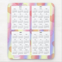 4 Year calendar (2012-2015) Mouse Pads