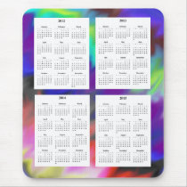 4 Year calendar (2012-2015) Mousepad