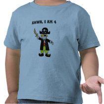 4 year old pirate boy t-shirts
