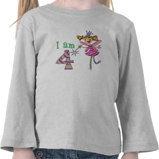 4 year old princess fairy shirt