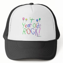 4 Year Olds Rock! Hat