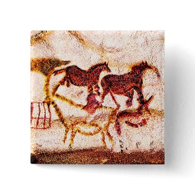 4a  Ancient Animals Pinback Buttons by VintagePets