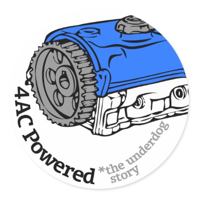 4AC Powered (The Underdog Story) Stickers by slowtec