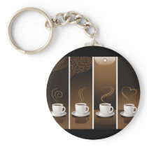 4CupsCoffee Key Chain
