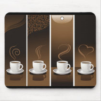 4CupsCoffee Mousepad