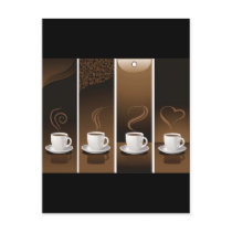 4CupsCoffee Post Cards