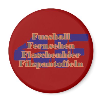 4f football watch television flaschenbier felt sli refrigerator magnet by hera56