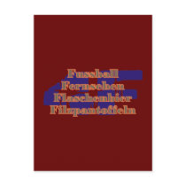 4f football watch television flaschenbier felt sli postcard
