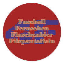 4f football watch television flaschenbier felt sli sticker