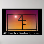 4F Ranch posters