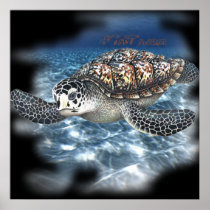 4ft. SeaTurtle Poster posters