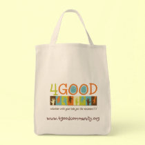 4GOOD Logo Reusable Grocery Bag bags
