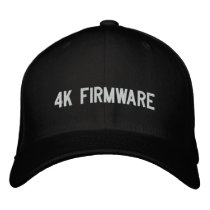 4k Firmware Embroidered Hat