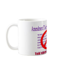4th Amendment - Void where prohibited by law mugs