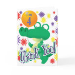4th Birthday Alligator Card