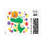 4th Birthday Alligator Postage