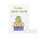 4th Birthday Card
